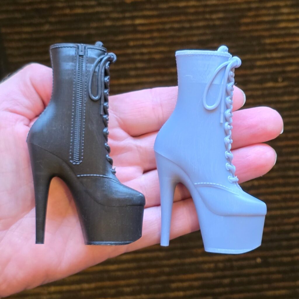Pamela - Platform ankle boot 3d model in stl format. Pleaser shoe inspired at foxyheels.com